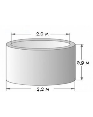 Кольцо бетонное КС 20.9