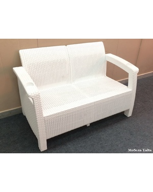Двухместный диван(Россия) Yalta Sofa 2 Seat Цвет белый